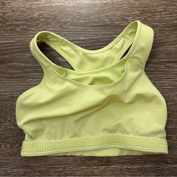 SOLD Nike Swoosh Dri-FIT Racerback Sports Bra Lime Green - Women’s Medium - Picture 4 of 5